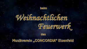 Weihnachtlichers Feuerwerk 2023